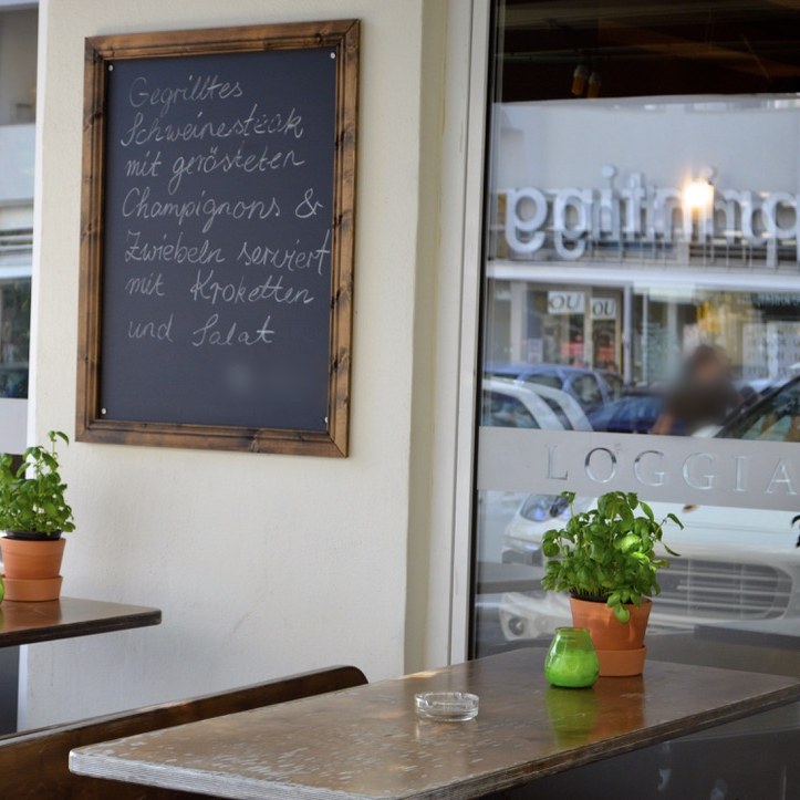 Außenbereich des Restaurants LOGGIA