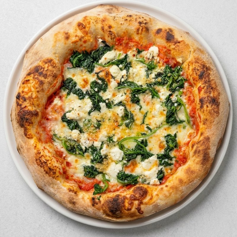 Speisekarte Pizza Spinaci